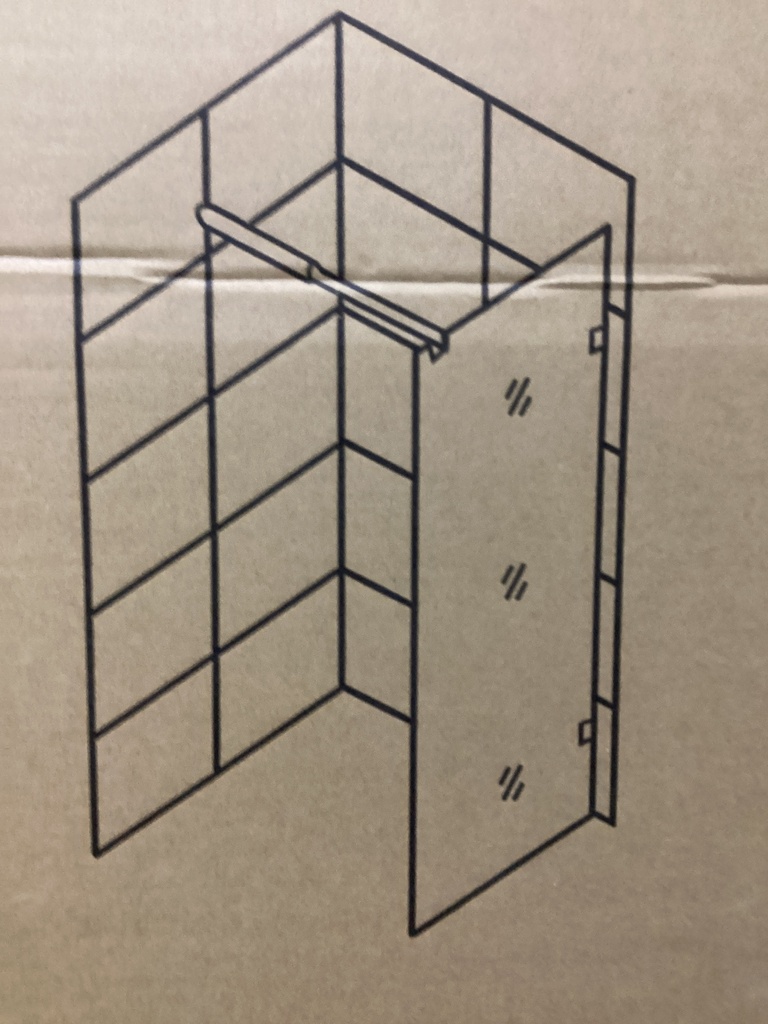 Shower Screen(chrome)(2'6"x6'6")