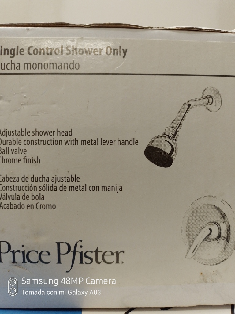 Mezc.de Ducha(Single Control Shower)con Valvula