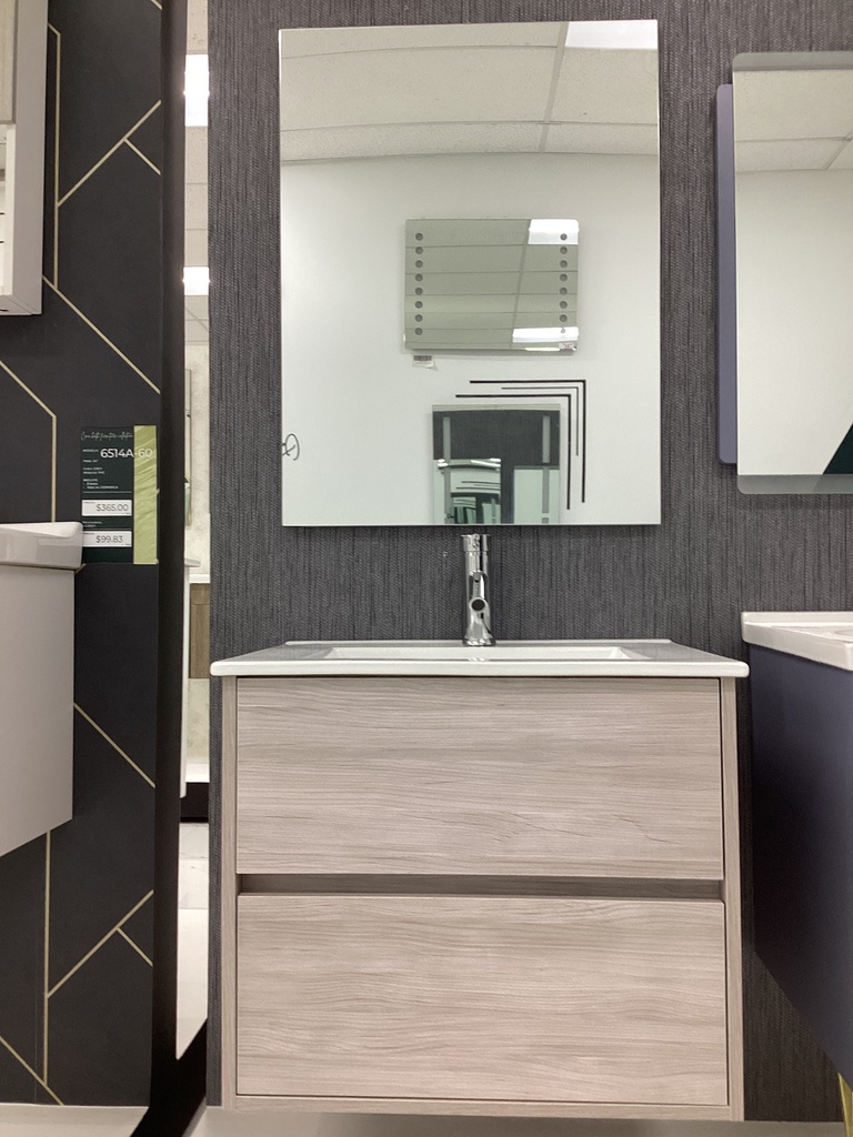 VANITY(MAIN CABINET/BASIN)LAMINATED 24"