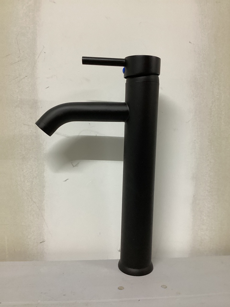 MEZCL.DE BAÑO 12"(MATT BLACK-CEN)