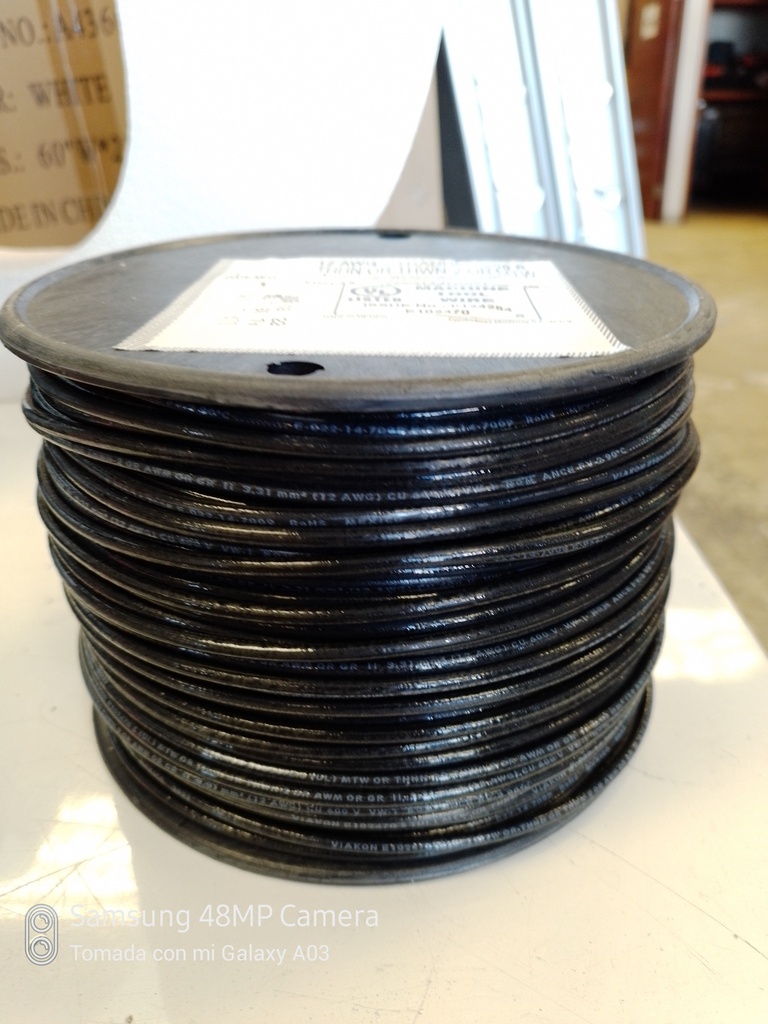 CABLE THHN#12 NEGRO STD(500FT)