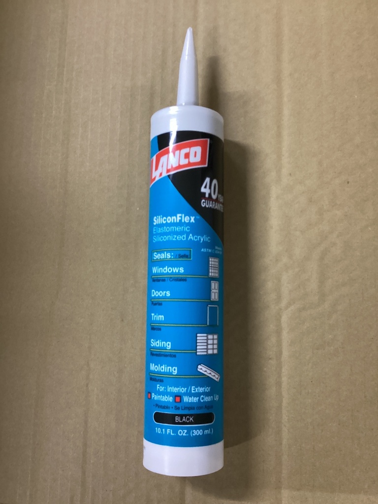 Siliconflex Black 10oz. Caulking (CC769-18)