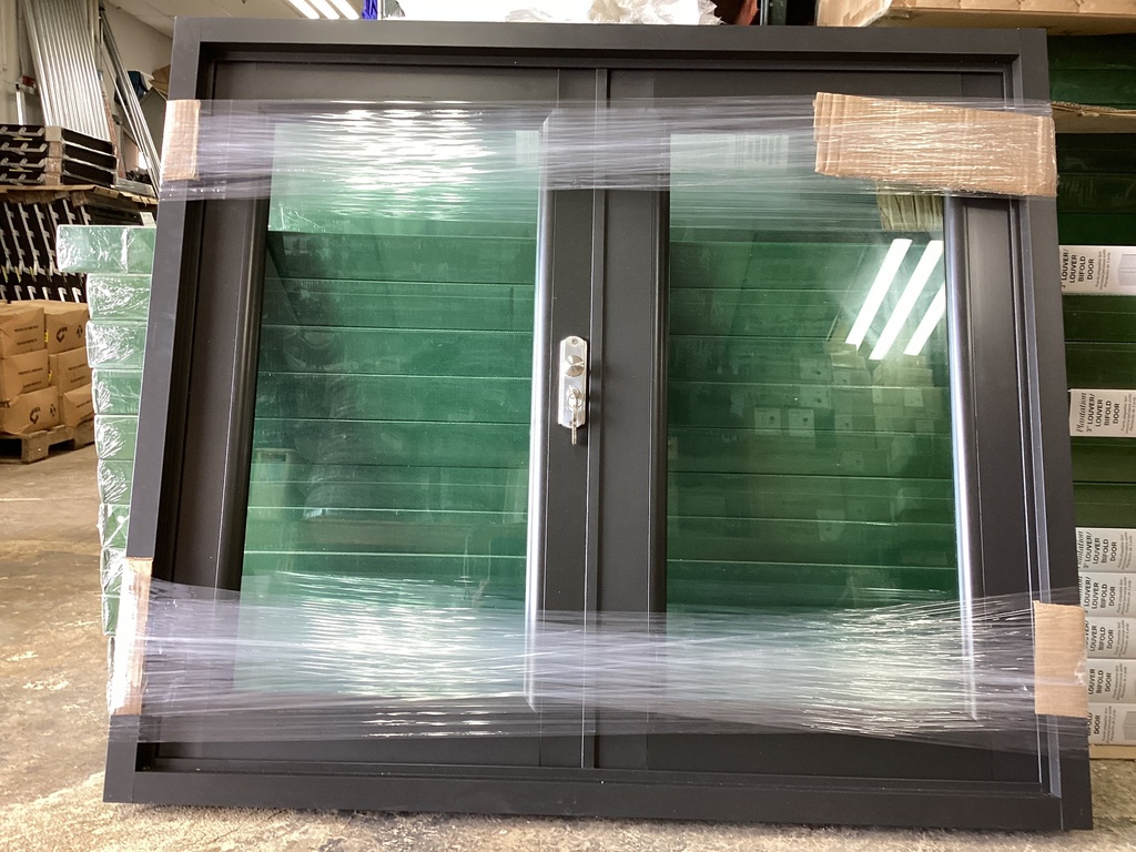 Ventana Bronce Casement Full Glass Blue Green(48"x41"3/4")