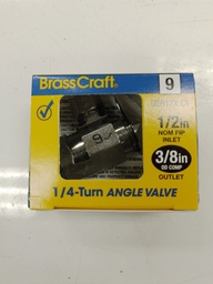 [G2R17XC1 (50026021) (S74568A) 038877672525] Llave Angular Rosca ½"(brass craft)q/turn USA