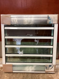 [#16751(#17864) (VF ALUMINUM)] Ventana Blanca Cristal Blue Green(24"x25"3/4)