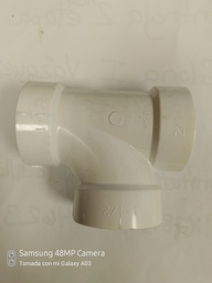 [(50309100) 41-71115] TE SANITARIA PVC(WHITE) 1½"x1½"x1½"(4811)