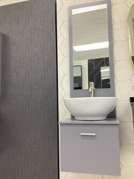 [T9114 17" (GREY) (1de 2)] VANITY(MAIN CABINET)(GREY)17”