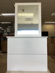 [T-9152 (1de2)] Vanity Cab/Bas/Esp(Blanco) 24"